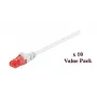Microconnect V-UTP610WVP võrgukaabel Valge 10 m Cat6 U/UTP (UTP)