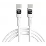 Techly ICOC-MUSB20-C60W1 USB-kaabel USB 2.0 1 m USB C Valge