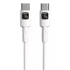 Techly ICOC-MUSB20-C60W1 USB-kaabel USB 2.0 1 m USB C Valge