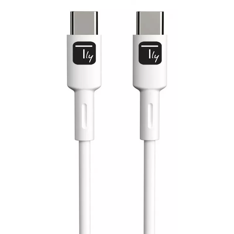 Techly ICOC-MUSB20-C60W1 USB-kaabel USB 2.0 1 m USB C Valge