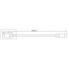 Microconnect DOCKUSB3.2CC1 USB-kaabel USB 3.2 Gen 2 (3.1 Gen 2) 1 m USB-C Must