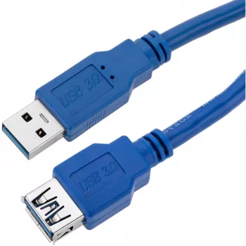 Techly pikenduskaabel USB 3.0 A-isane / A-emane 3 m sinine ICOC U3-AA-30-EX