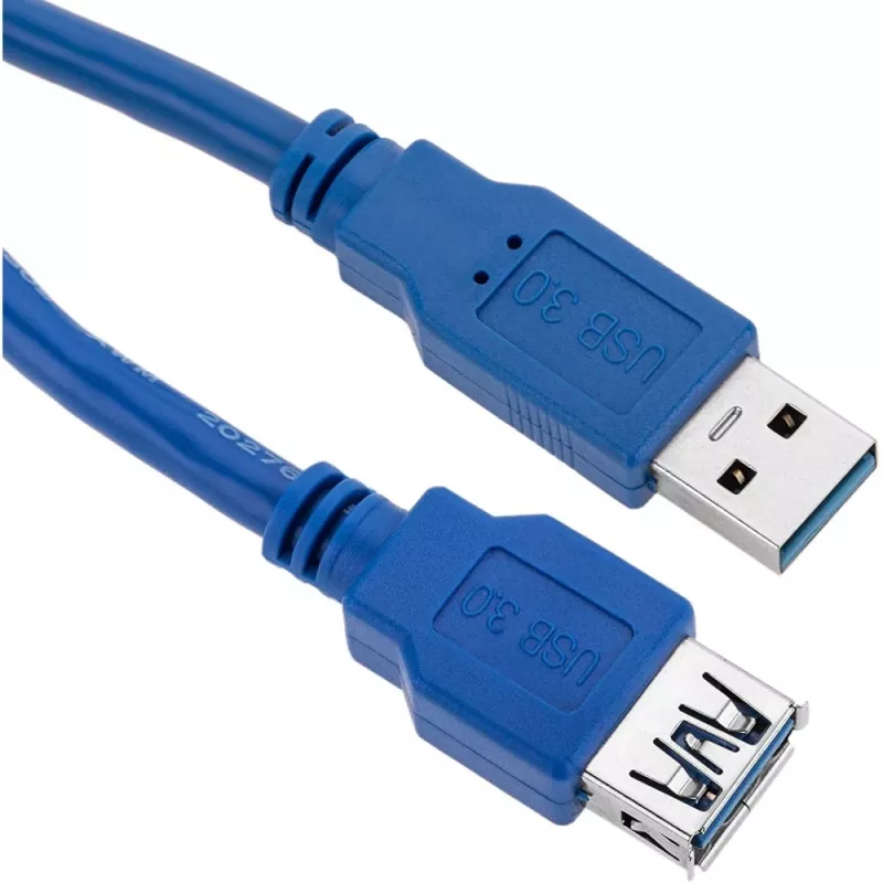 Techly pikenduskaabel USB 3.0 A-isane / A-emane 3 m sinine ICOC U3-AA-30-EX