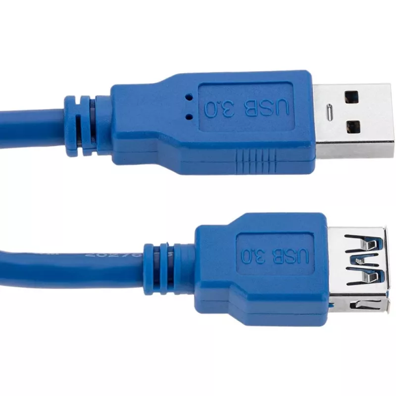 Techly pikenduskaabel USB 3.0 A-isane / A-emane 3 m sinine ICOC U3-AA-30-EX