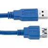 Techly USB 3.0 pikenduskaabel A-isane / A-emane 0,5 m sinine ICOC U3-AA-005-EX
