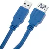 Techly USB 3.0 pikenduskaabel A-isane / A-emane 0,5 m sinine ICOC U3-AA-005-EX