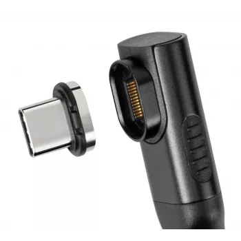 USB4 magnetpistikuga MicroConnect MC-LS-USB4MP2S — USB4 kaabel, 40 Gbps andmeedastus, 100 W toiteedastus