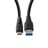 USB-C kuni USB-A adapterkaabel MicroConnect USB3.2AC1-LSZH, 1 m, USB 3.2