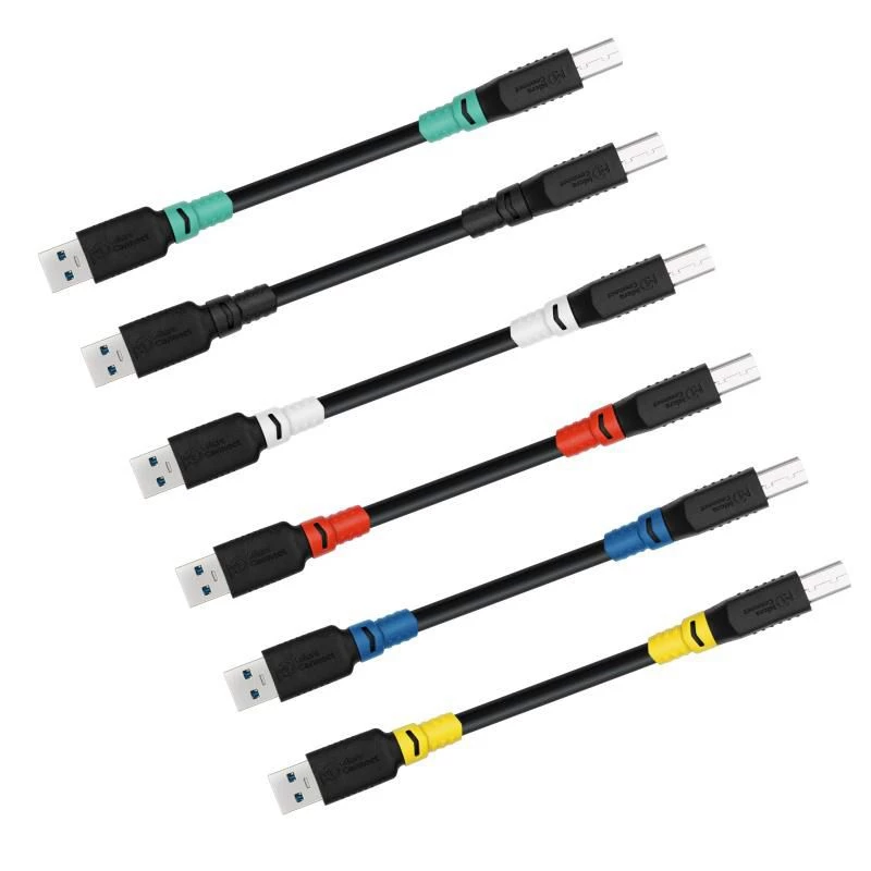 USB A-B-kaabel MicroConnect ColorFlex USB 3.2 Gen 1 (USB 3.0) 1 m, LSZH