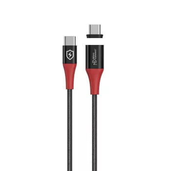 USB-C magnetiline toitekaabel MicroConnect MC-MAGNETIC-CUSBC-SC-240W — 240 W toiteedastus, eemaldatav magnetpistik