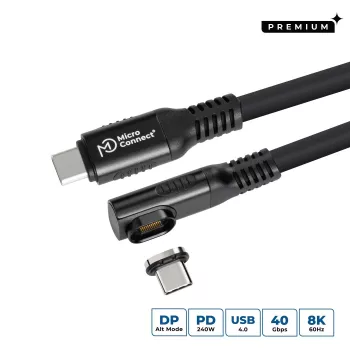 Microconnect MC-LS-USB4CC0.5-A USB-kaabel 0,5 m USB C Must