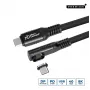 Microconnect MC-LS-USB4CC0.5-A USB-kaabel 0,5 m USB C Must