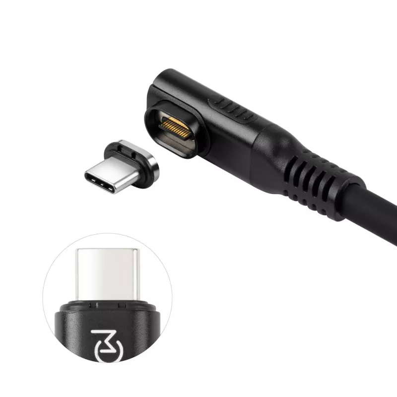 Microconnect MC-LS-USB4CC1.0-A USB-kaabel 1 m USB C Must