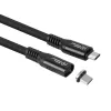 Microconnect MC-LS-USB4CC0.5 USB-kaabel 0,5 m USB C Must