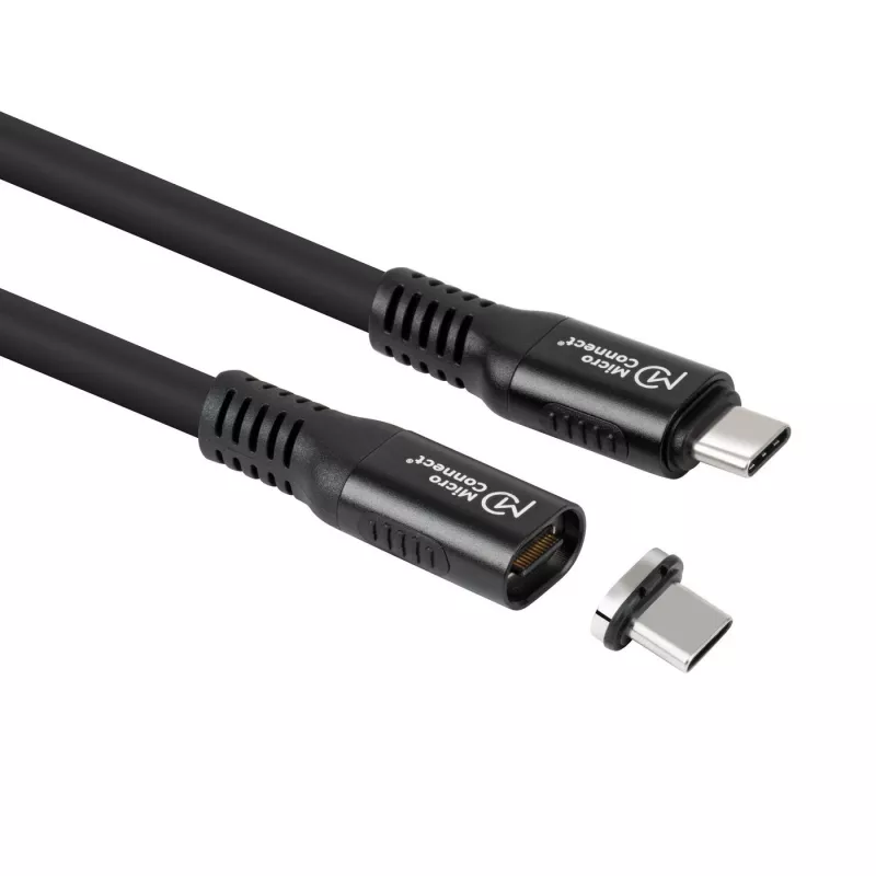 Microconnect MC-LS-USB4CC0.5 USB-kaabel 0,5 m USB C Must