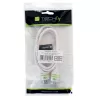 Techly 1m High Speed HDMI kaabel Ethernetiga A/A M/M valge ICOC HDMI-4-010WH