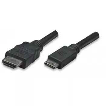 Techly ICOC-HDMI-B-015 HDMI-kaabel 1,8 m HDMI tüüp A (standardne) HDMI tüüp C (Mini) Must