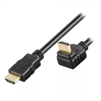 Techly 5m High Speed HDMI kaabel with Ethernet A/A M/M nurgaga Must ICOC HDMI-LE-050