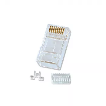 Lindy varjestamata RJ-45 isapistik, 8 kontaktiga CAT6, 10 tk pakend