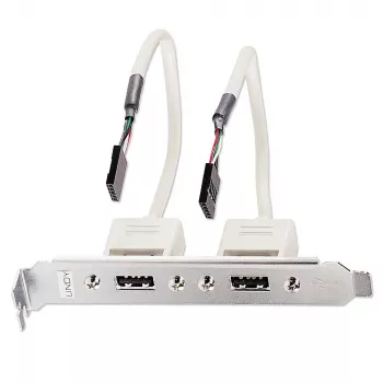 USB tagapaneel Lindy 2 pordi USB 2.0 PC tagapaneel