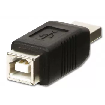 USB-adapter Lindy USB A-pistik USB B emasele 71231