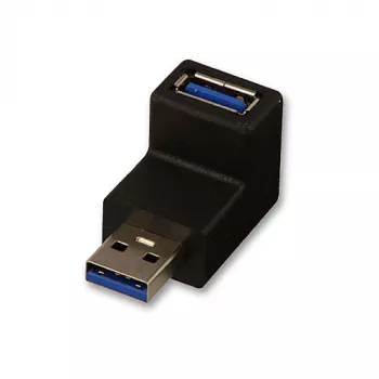 USB 3.2 Type A to A 90° adapter Lindy 71261