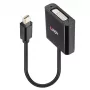 Lindy Mini DisplayPort DVI aktiivmuundur 0,16 m must