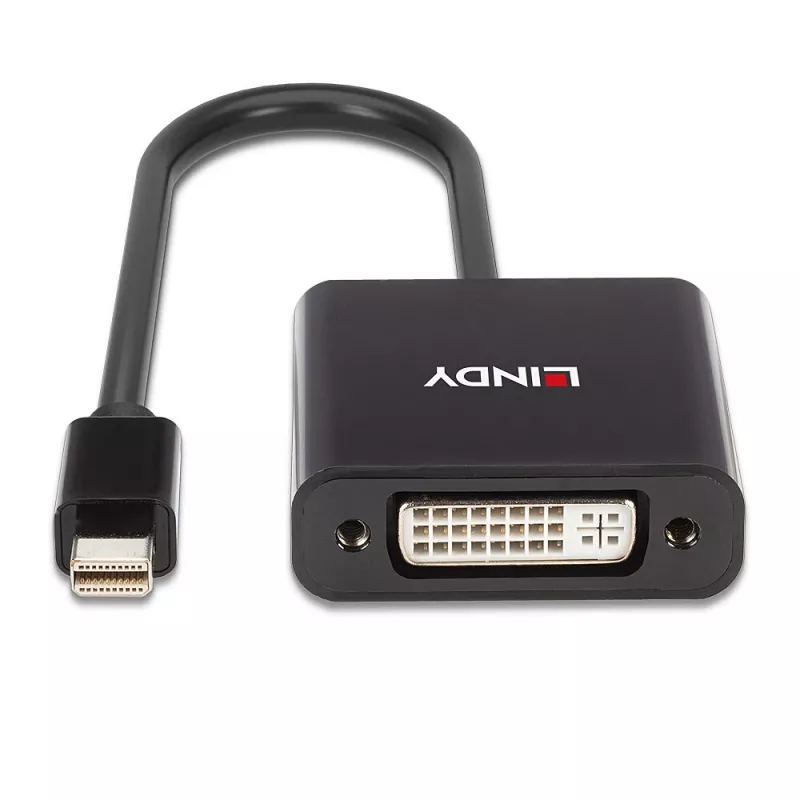 Lindy Mini DisplayPort DVI aktiivmuundur 0,16 m must