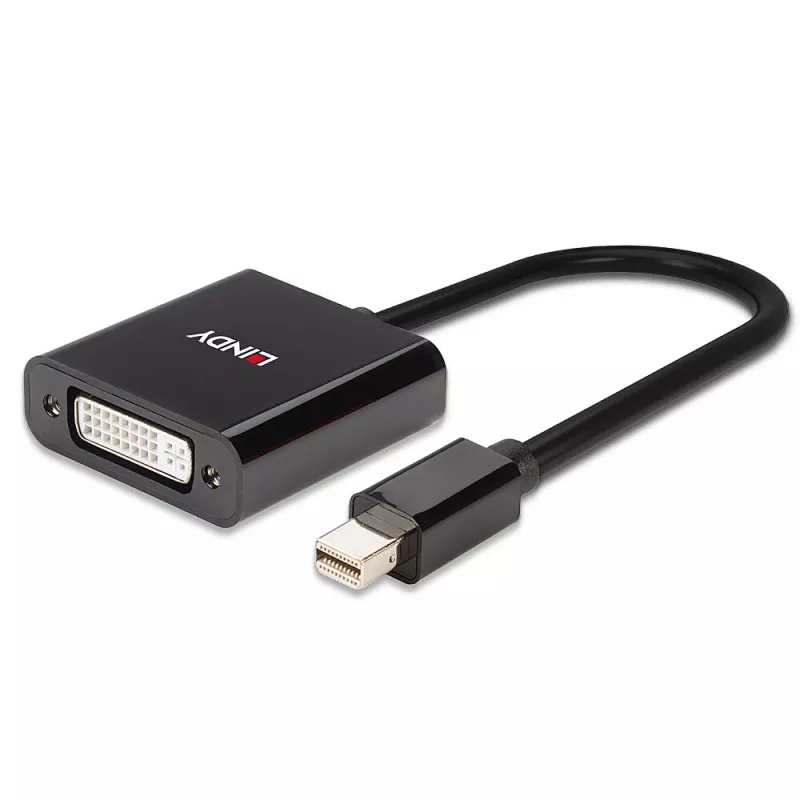 Lindy Mini DisplayPort DVI aktiivmuundur 0,16 m must