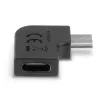 USB 3.2 Type C to C 90° adapter Lindy 41894
