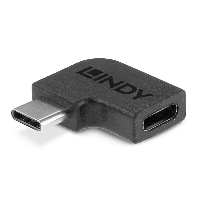 USB 3.2 Type C to C 90° adapter Lindy 41894