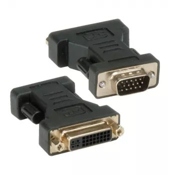Techly DVI analoog-VGA F / M adapter IADAP DVI-9100, VGA, DVI-I, must