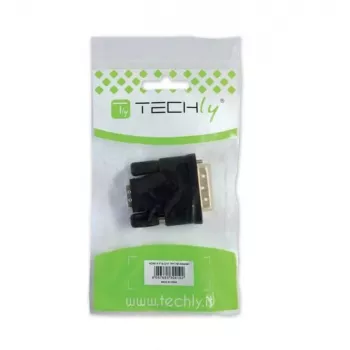 Techly DVI analoog-VGA F / M adapter IADAP DVI-9100, VGA, DVI-I, must