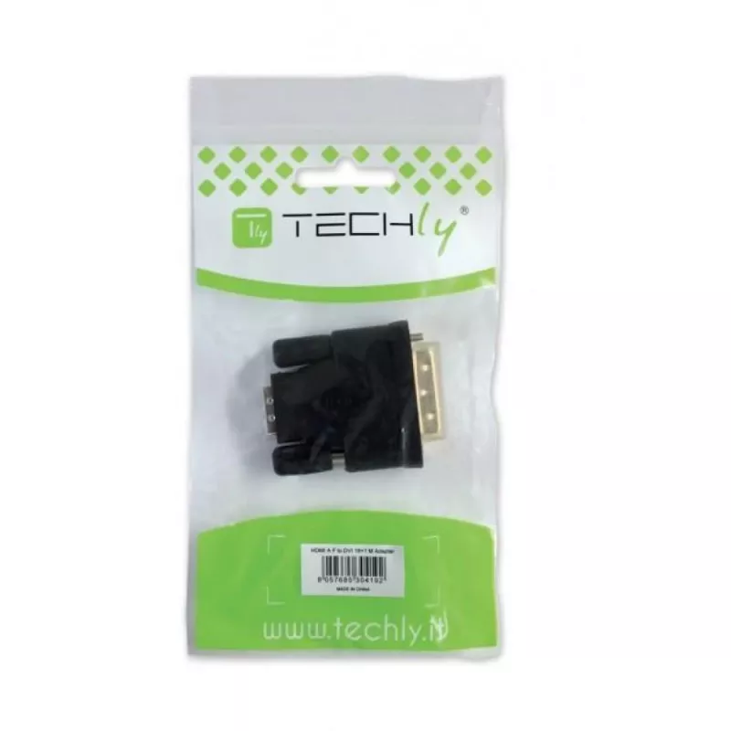 Techly DVI analoog-VGA F / M adapter IADAP DVI-9100, VGA, DVI-I, must