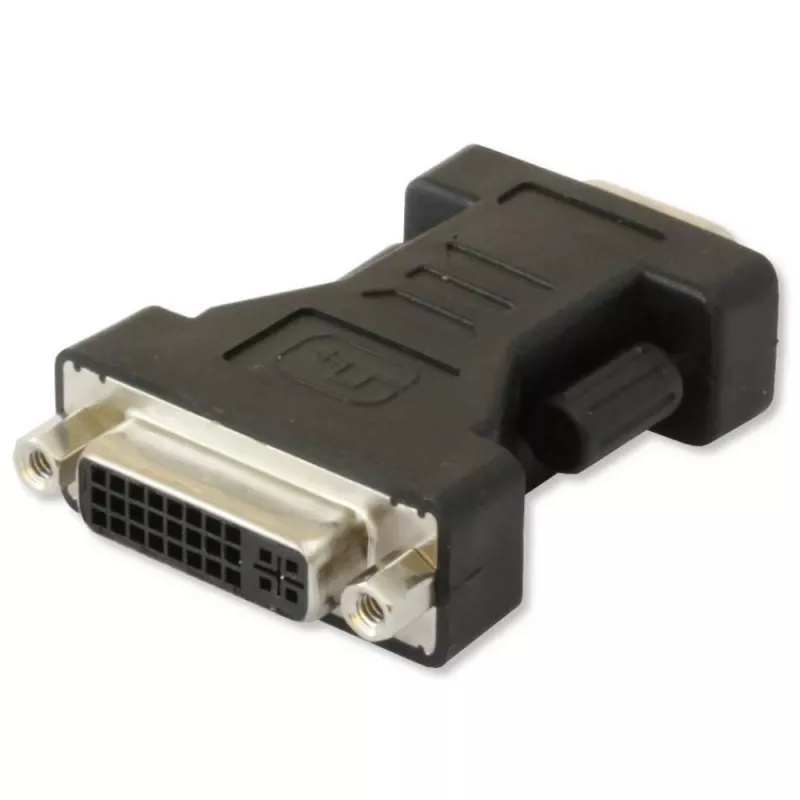 Techly DVI analoog-VGA F / M adapter IADAP DVI-9100, VGA, DVI-I, must