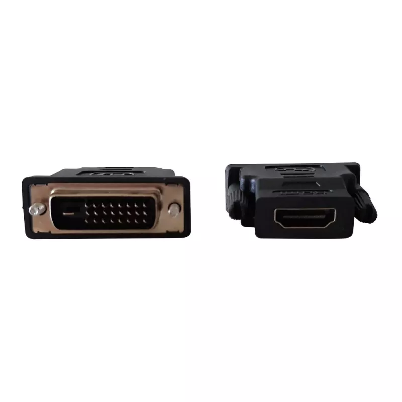 Kaabli soovahetaja DVI-D must Techly IADAP-DVI-HDMI-F