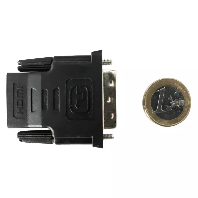 Kaabli soovahetaja DVI-D must Techly IADAP-DVI-HDMI-F