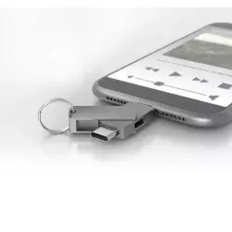 Kaabelsoomutaja Terratec 272986 USB USB-C USB USB-C Micro-USB Hõbedane