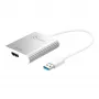j5create JUA354 USB 3.0 4K HDMI kuvaadapter Hõbedane