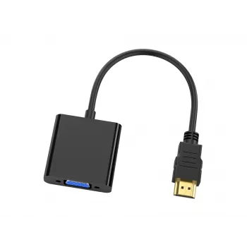 Conceptronic ABBY20B HDMI-VGA-adapter, 0,25 m, HDMI-tüüp-A (standard), VGA (D-Sub), pistik, pesa, sirge