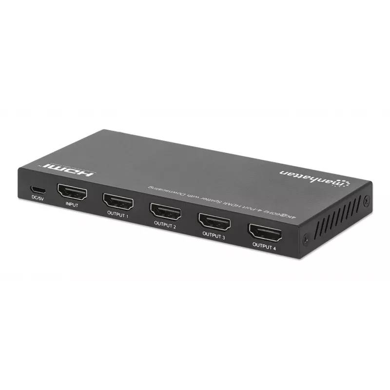 Manhattani HDMI-jaotur, 4-port, 4K@60Hz, allasuunamine