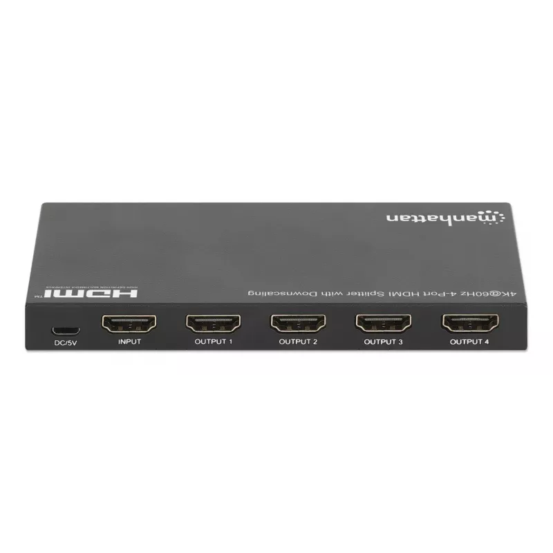 Manhattani HDMI-jaotur, 4-port, 4K@60Hz, allasuunamine