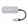 Manhattan USB-C dokk/jaotur HDMI USB-A USB-C 100W toiteedastus 4K 60Hz