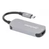 Manhattan USB-C dokk/jaotur HDMI USB-A USB-C 100W toiteedastus 4K 60Hz
