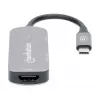 Manhattan USB-C dokk/jaotur HDMI USB-A USB-C 100W toiteedastus 4K 60Hz
