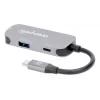 Manhattan USB-C dokk/jaotur HDMI USB-A USB-C 100W toiteedastus 4K 60Hz