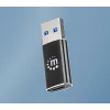 Manhattan USB-C USB-A-adapter, emane isasele, 10 Gbps (USB 3.2 Gen2, tuntud ka kui USB 3.1), SuperSpeed+ USB, must, eluaegne garantii