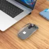 Juhtmevaba hiir Manhattan läbipaistev laetav USB