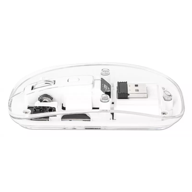 Hiir Manhattan Transparent taaslaetav juhtmevaba USB