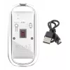 Hiir Manhattan Transparent taaslaetav juhtmevaba USB
